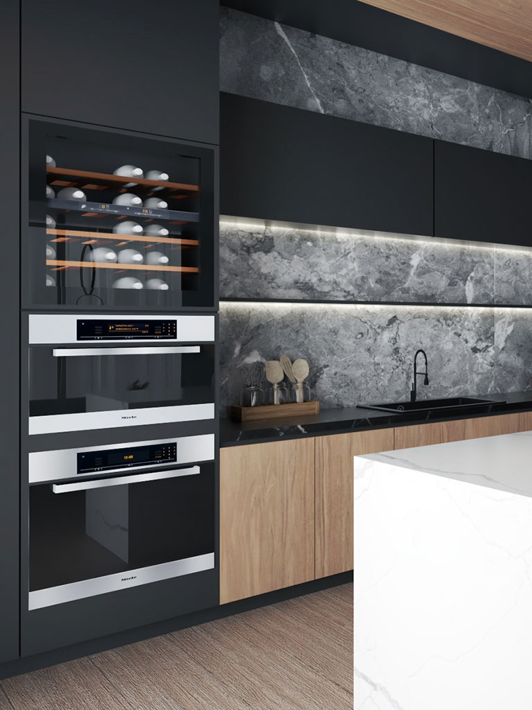 Kitchen detail- La Grande Maison - Modern Apartment - Interior Design by Vaggelis Bakas